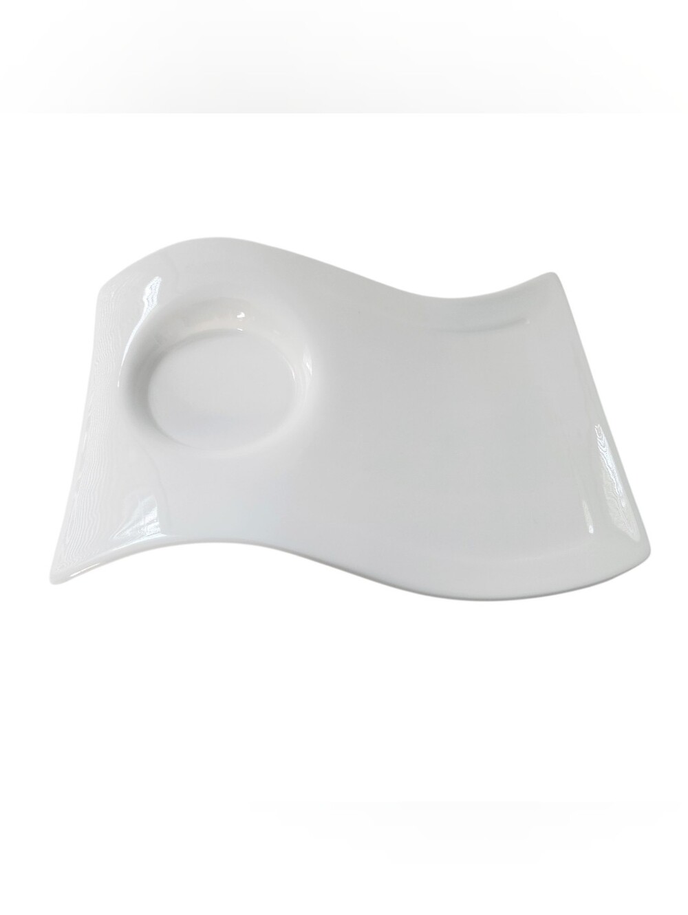 Villeroy & Boch 1748 New Wave Caffe Saucer Snack Trays Set Of 5 Germany